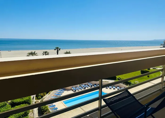 Le Sublime Terrasse Vue Piscine Avec Parking Prive Linge Et Menage De Fin De Sejour Compris Canet-en-Roussillon