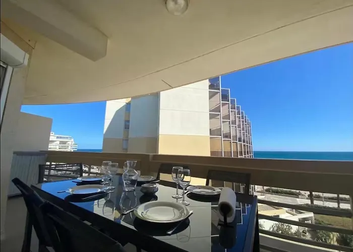 Lejlighed Le Sublime Terrasse Vue Piscine Avec Parking Prive Linge Et Menage De Fin De Sejour Compris Canet-en-Roussillon